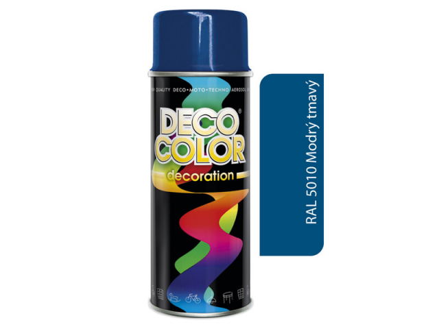 DECO COLOR sprej RAL 5010 modrý tmavý 400 ml